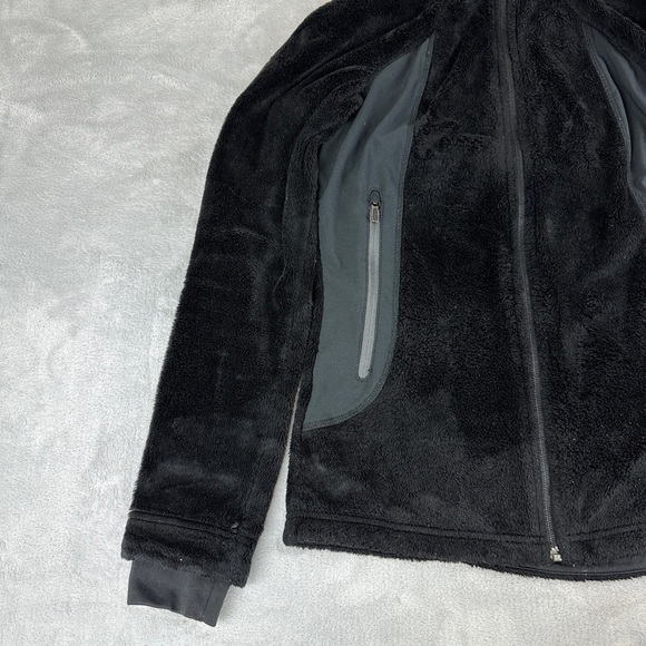Columbia Black Fuzzy Jacket Women's Small - Picture 10 of 11